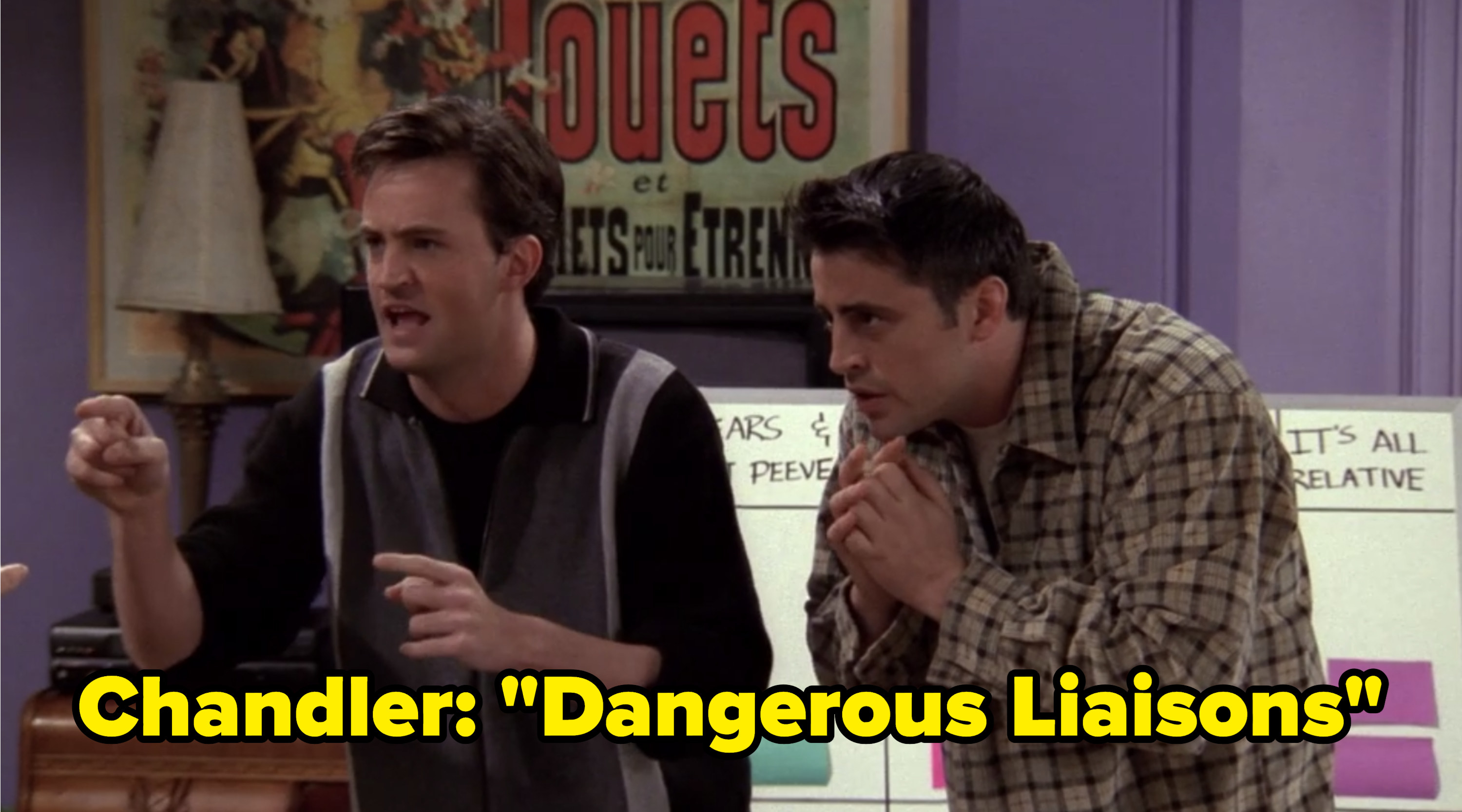 Chandler: &quot;Dangerous Liaisons&quot;