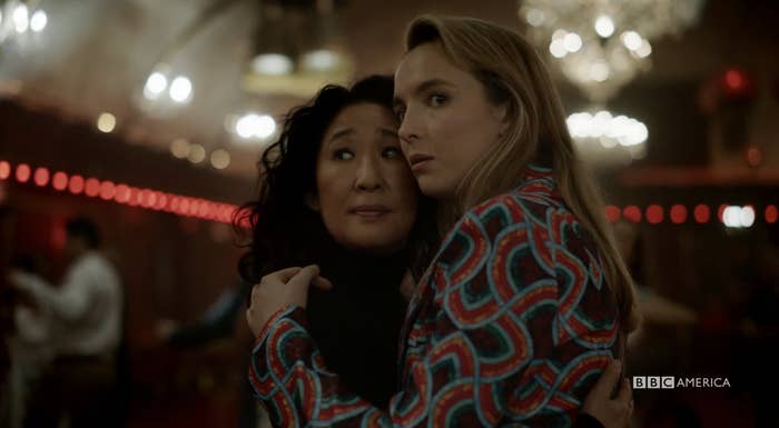 Sandra Oh and Jodie Comer in Killing Eve