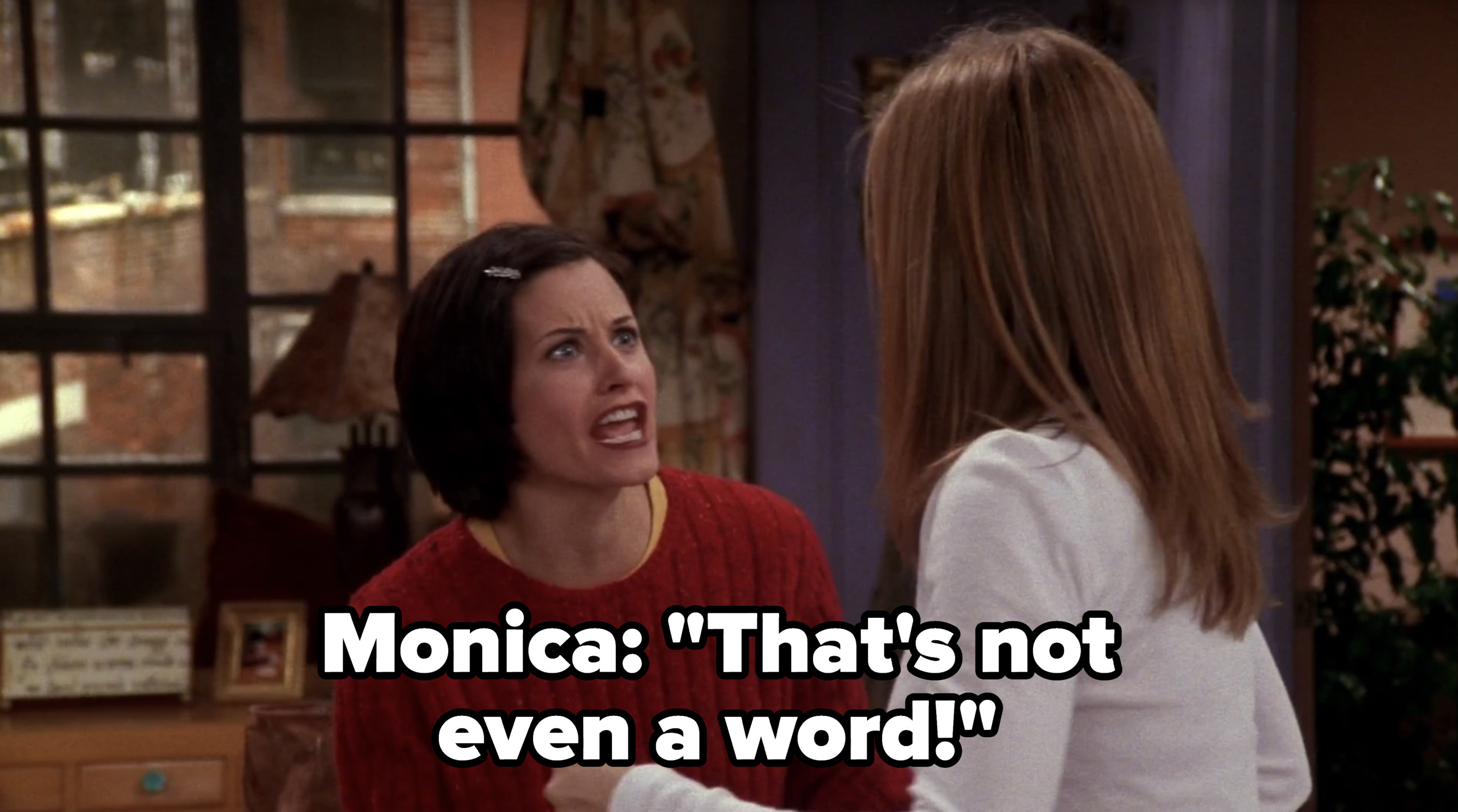 Monica: &quot;That&#x27;s not even a word!&quot; 