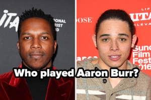Images of Leslie Odom Jr and Anthony Ramos