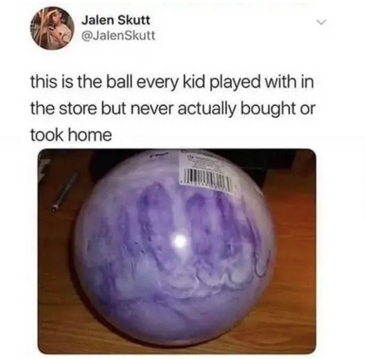 purple inflatable ball