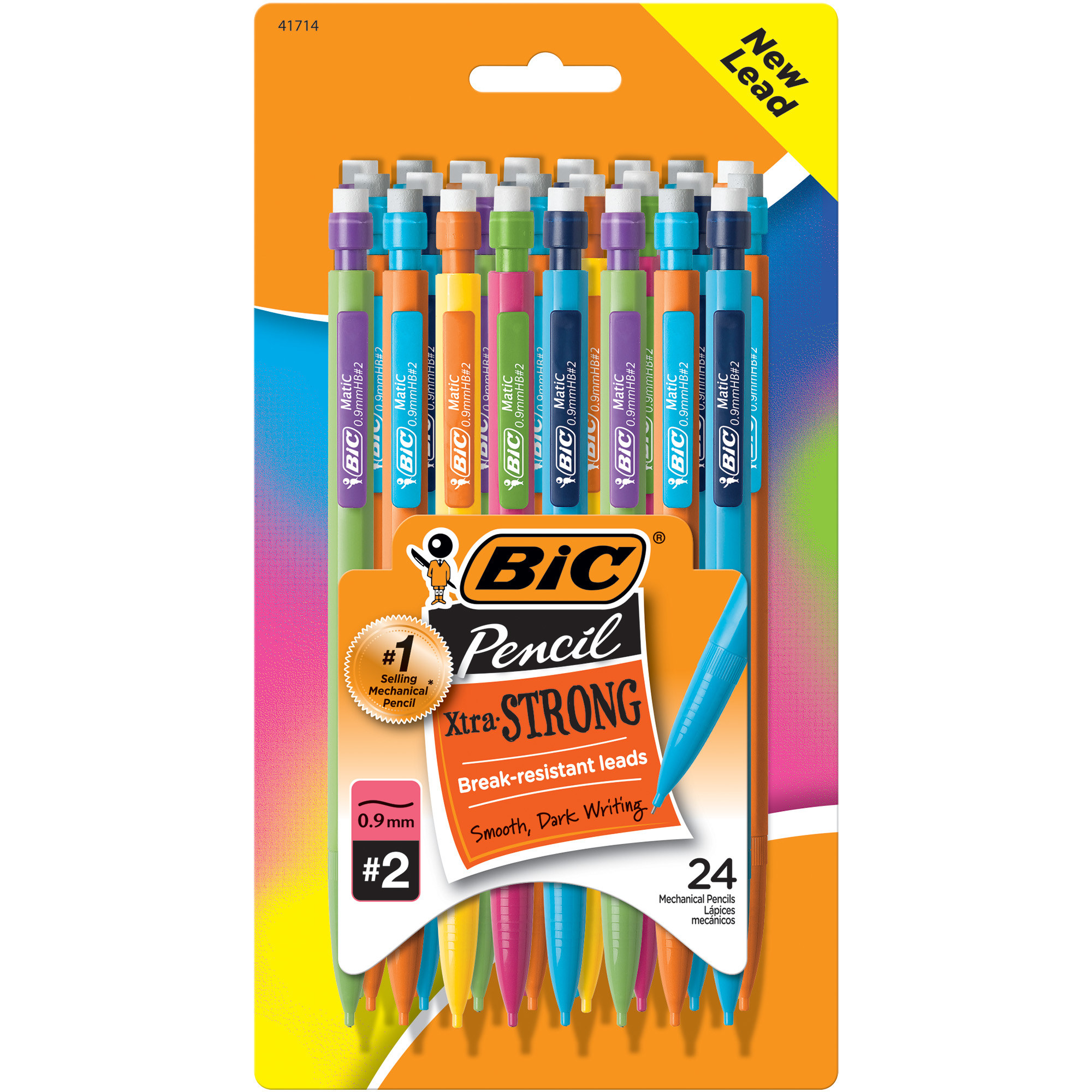 The colorful pack of pencils
