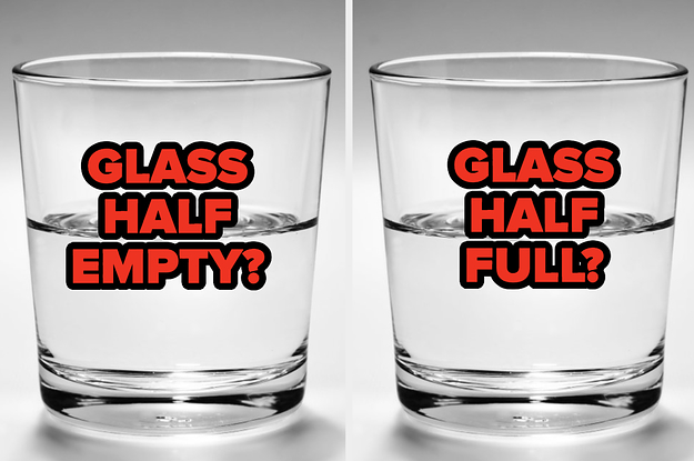 Two glasses of water.