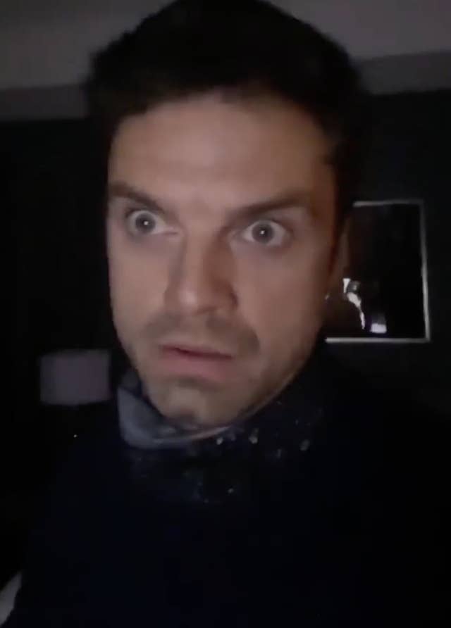 Sebastian Stan Watching The Gossip Girl Pilot Drunk
