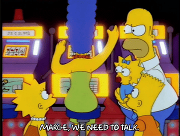 The Simpsons gambling gif.