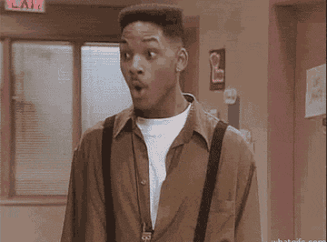 Gif of The Fresh Prince with a surprised face
