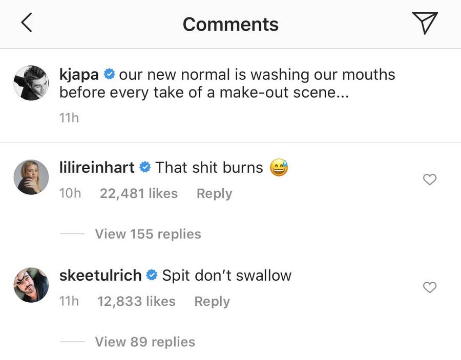 Kj Apa Explains How The Riverdale Cast Is Shooting Makeout Scenes