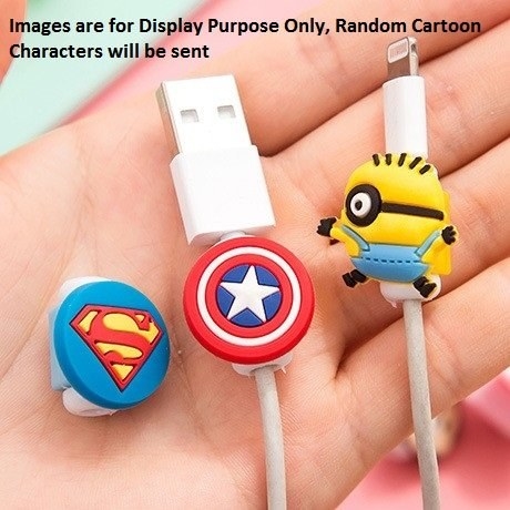 Superman, Captain America and Minion cable bites.