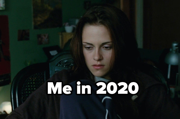 Bella in New Moon with the caption