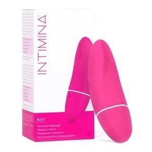 The INTIMINA Kiri Personal Massager and packaging