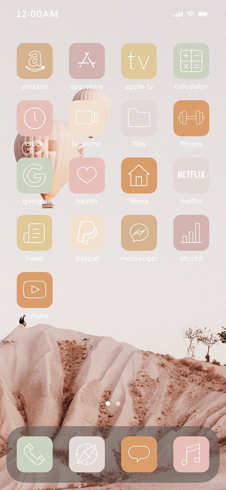 shortcut icons aesthetic