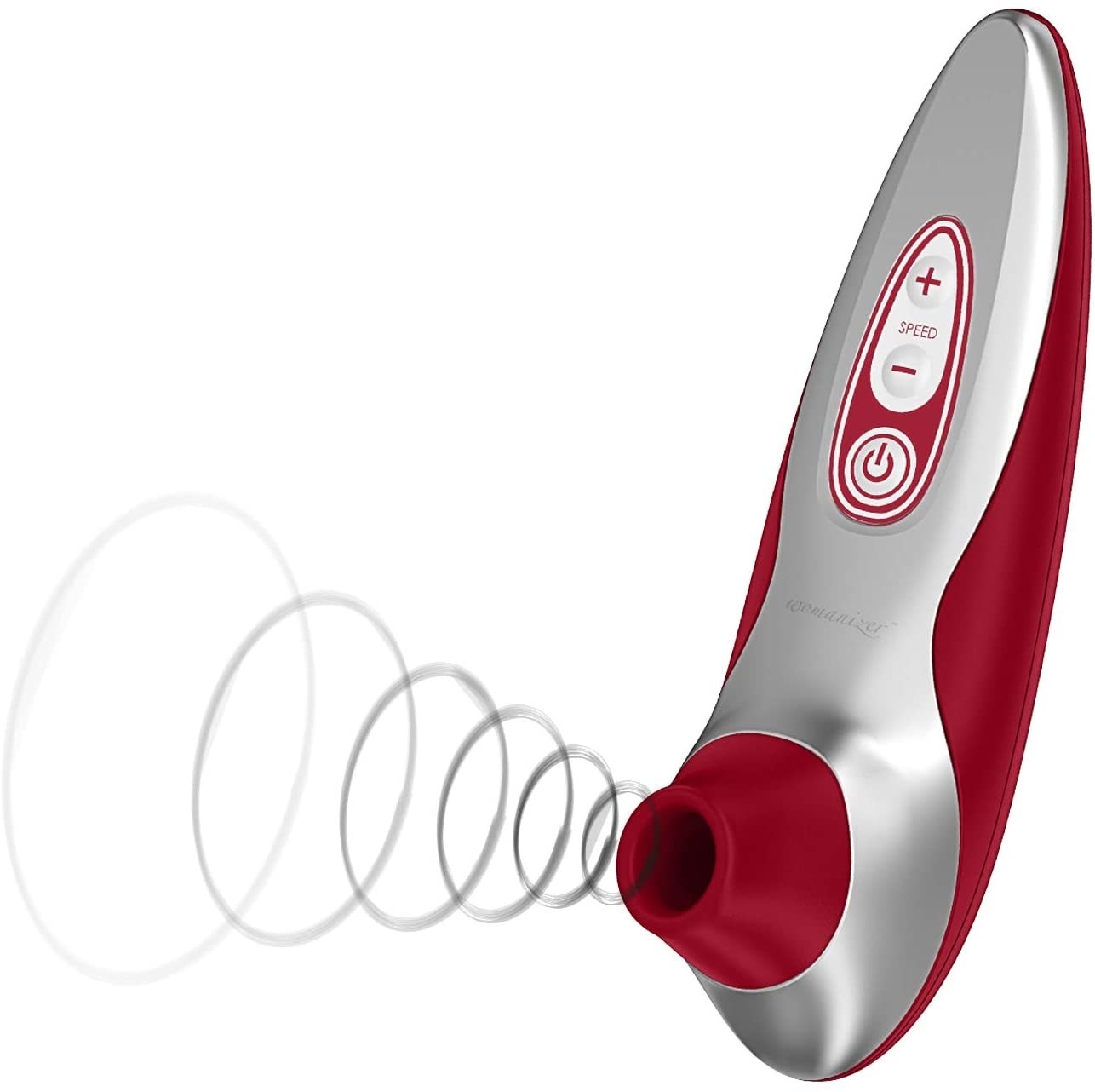 The red Womanizer Pro 4 Clitoral Stimulator
