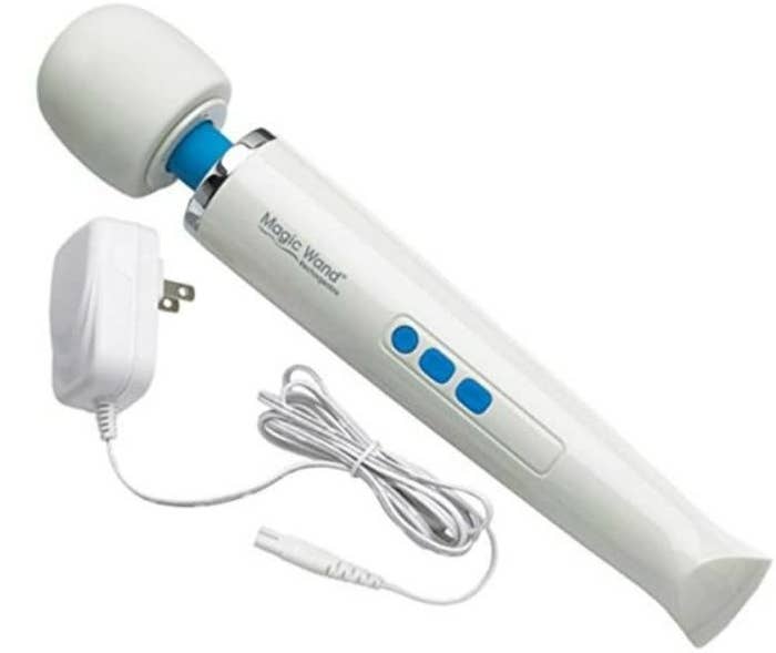 The New Hitachi Rechargeable Original Magic Wand Muscle Massager and Organic Toy Cleaner Spray