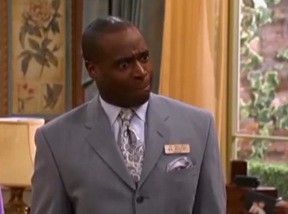 Mr. Moseby looking perturbed on &quot;Suite Life.&quot;  