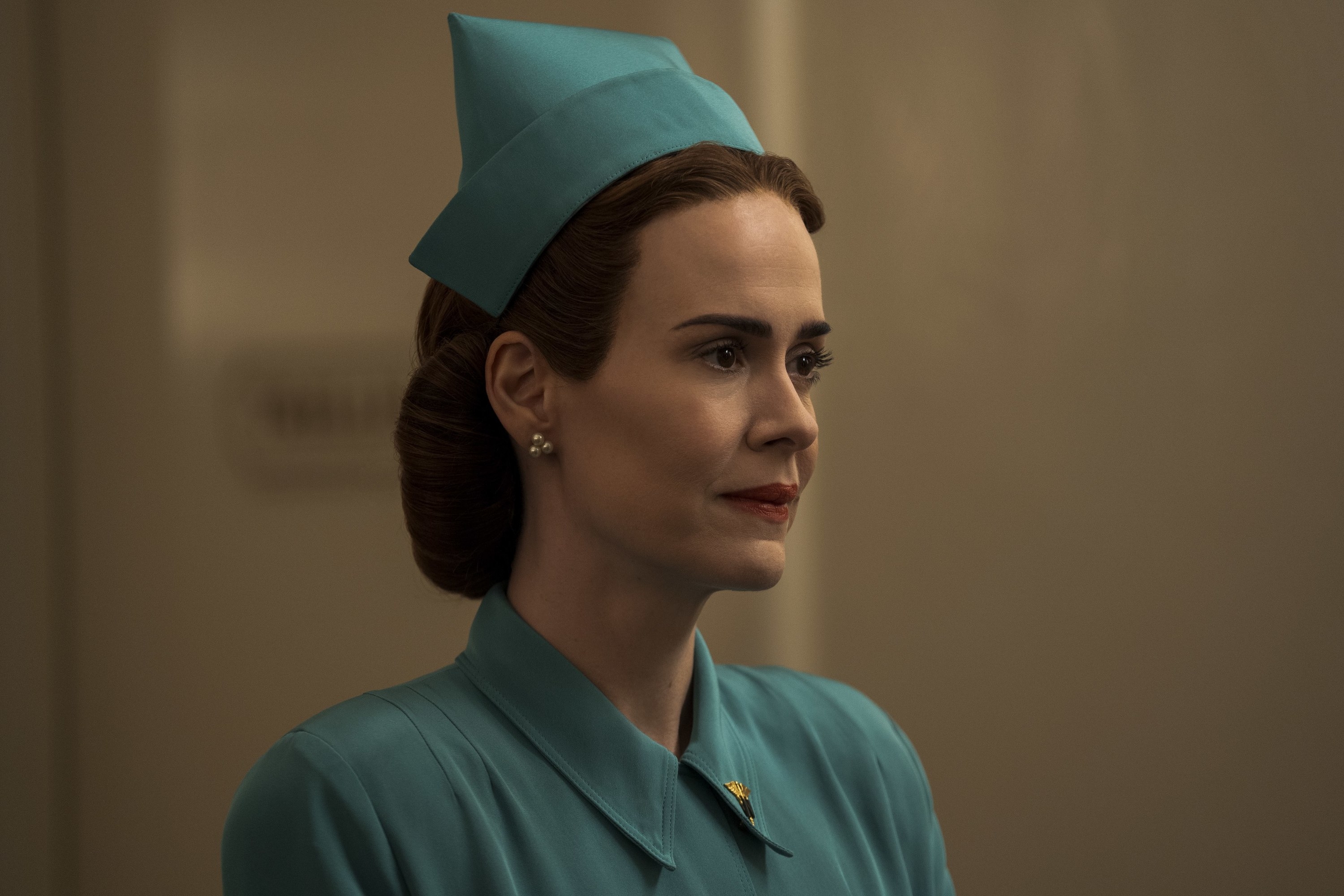 Sarah Paulson as Nurse Ratched on &quot;Ratched&quot;