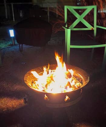review image of the fire pit 