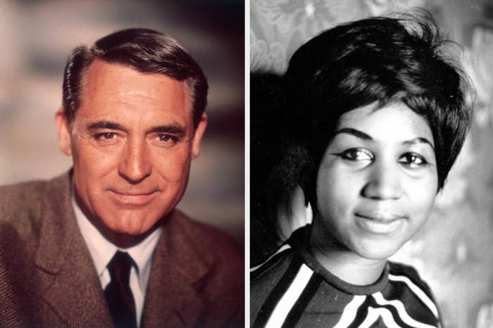 Cary Grant and Aretha Franklin