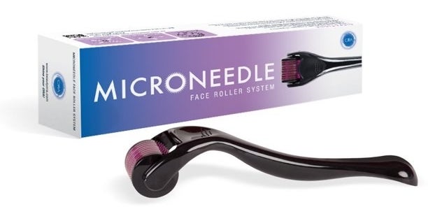 Microneedling tool with black handle