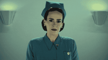 Sarah Paulson as Mildred Ratched in the show &quot;Ratched&quot;.