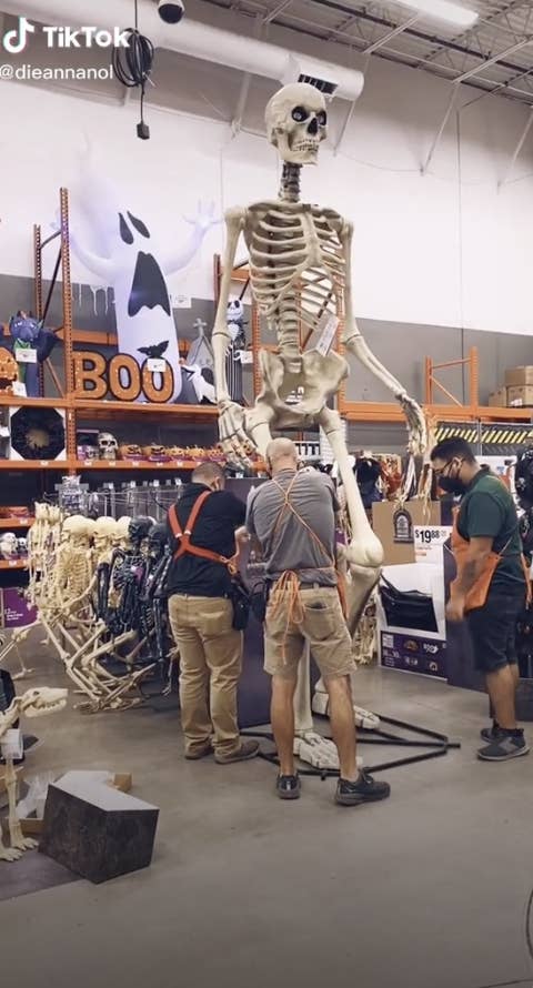 Can The Giant Home Depot Skeleton Save Halloween? The, 50% OFF