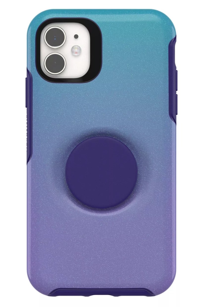 The purple ombre OtterBox phone case