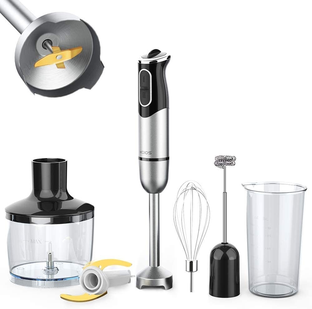 the blender with all the extra accessories 