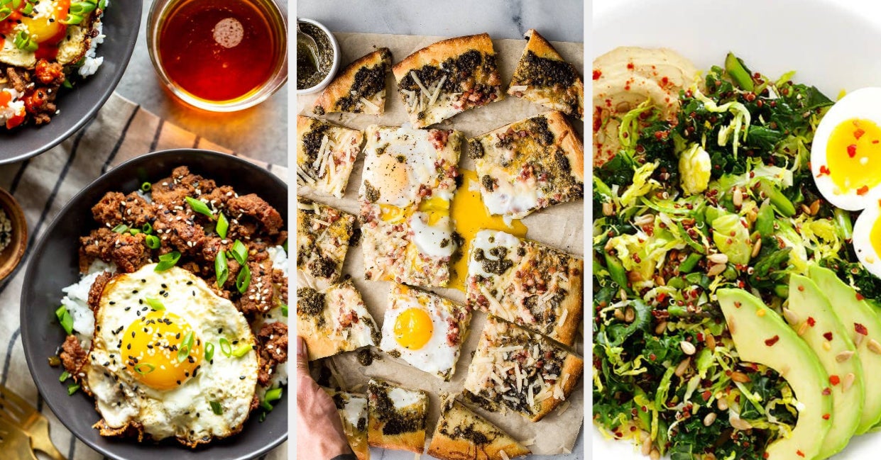 17 Egg-Topped Recipes For Breakfast, Lunch, And Dinner