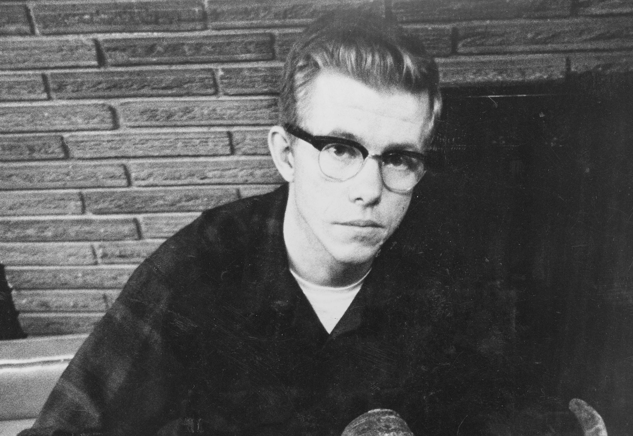 Black-and-white photo of Robert Hansen. 