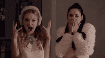 the sorority girls screaming in Scream Queens