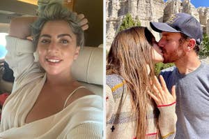 Lady Gaga on an airplane, Lily Collins and Charlie Mcdowell engaged