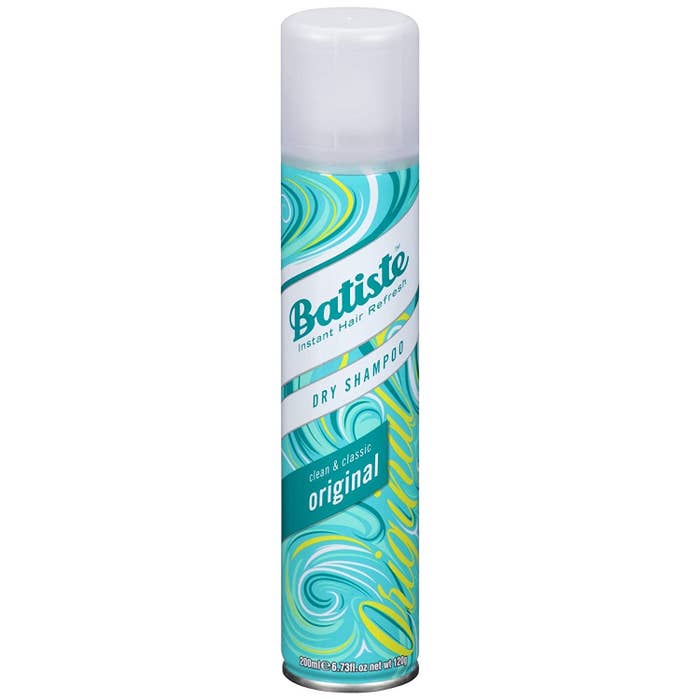 Bottle of the dry shampoo