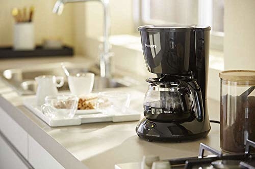 A coffee maker in a kitchen