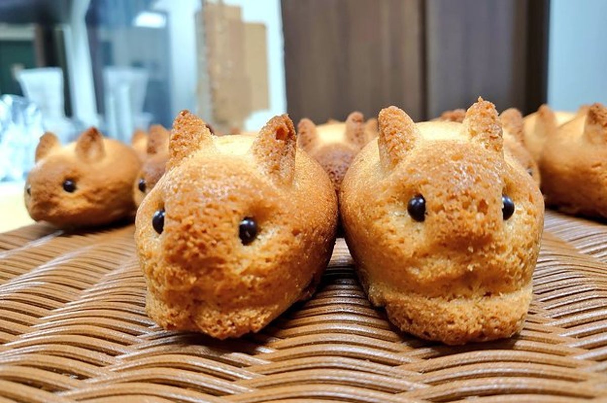 うさぎモチーフのパン屋さんで販売している リアルな焼き菓子がかわいい