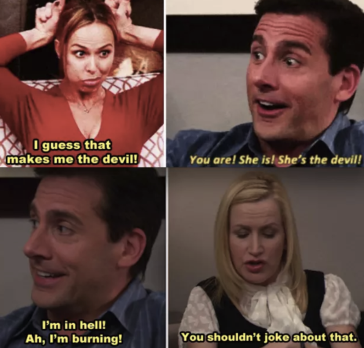 the office script dinner party