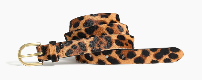 leopard print belt 
