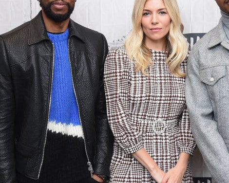 Chadwick Boseman and Sienna Miller visit the Build Series 