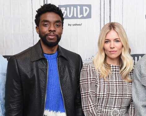 Chadwick Boseman and Sienna Miller visit the Build Series 