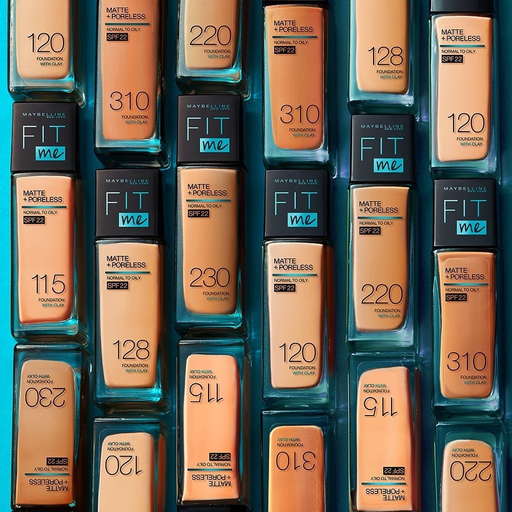 Maybelline Fit Me Foundation in multiple shades