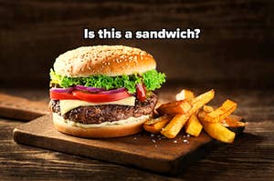 is a hamburger a sandwich?