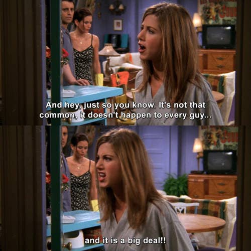 Friends - It's their Baby, Ross and Rachel in the hospital on Make a GIF