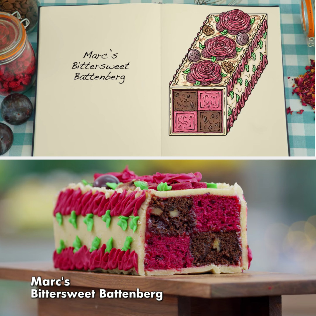 Great British Bake Off Bakes Vs. Drawings