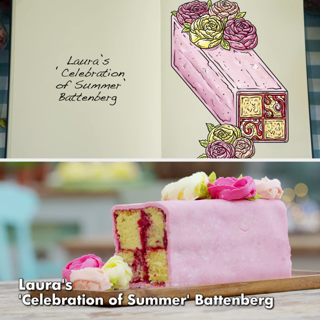 Great British Bake Off Bakes Vs. Drawings