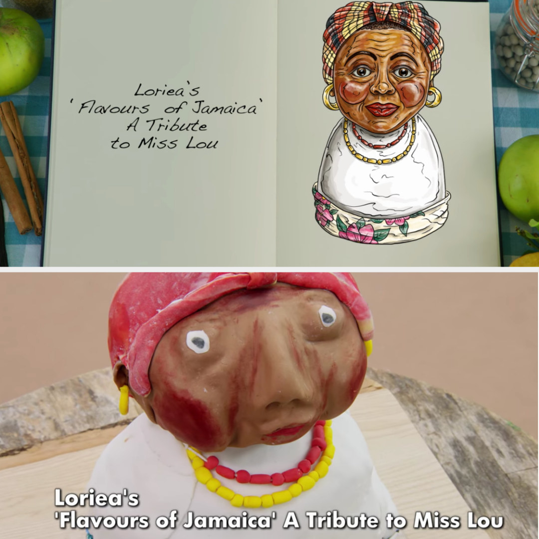 Great British Bake Off Bakes Vs. Drawings