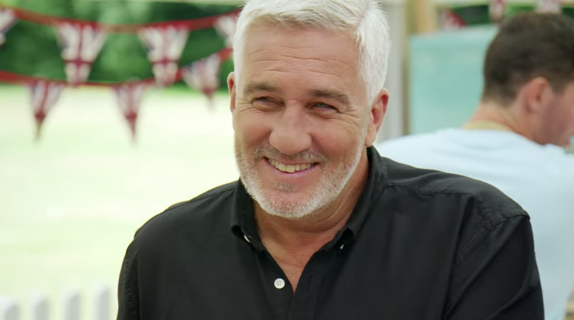 Paul Hollywood laughing