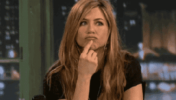 Jennifer Aniston nodding GIF