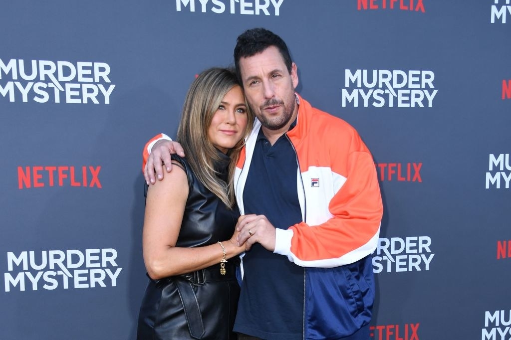 Jennifer Aniston and Adam Sandler