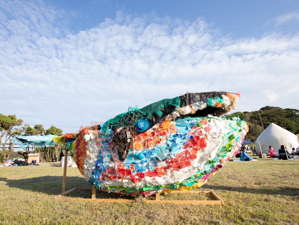 くじらの胃の中にプラスチックごみが ある小学生が動物を代弁して伝えたいこと