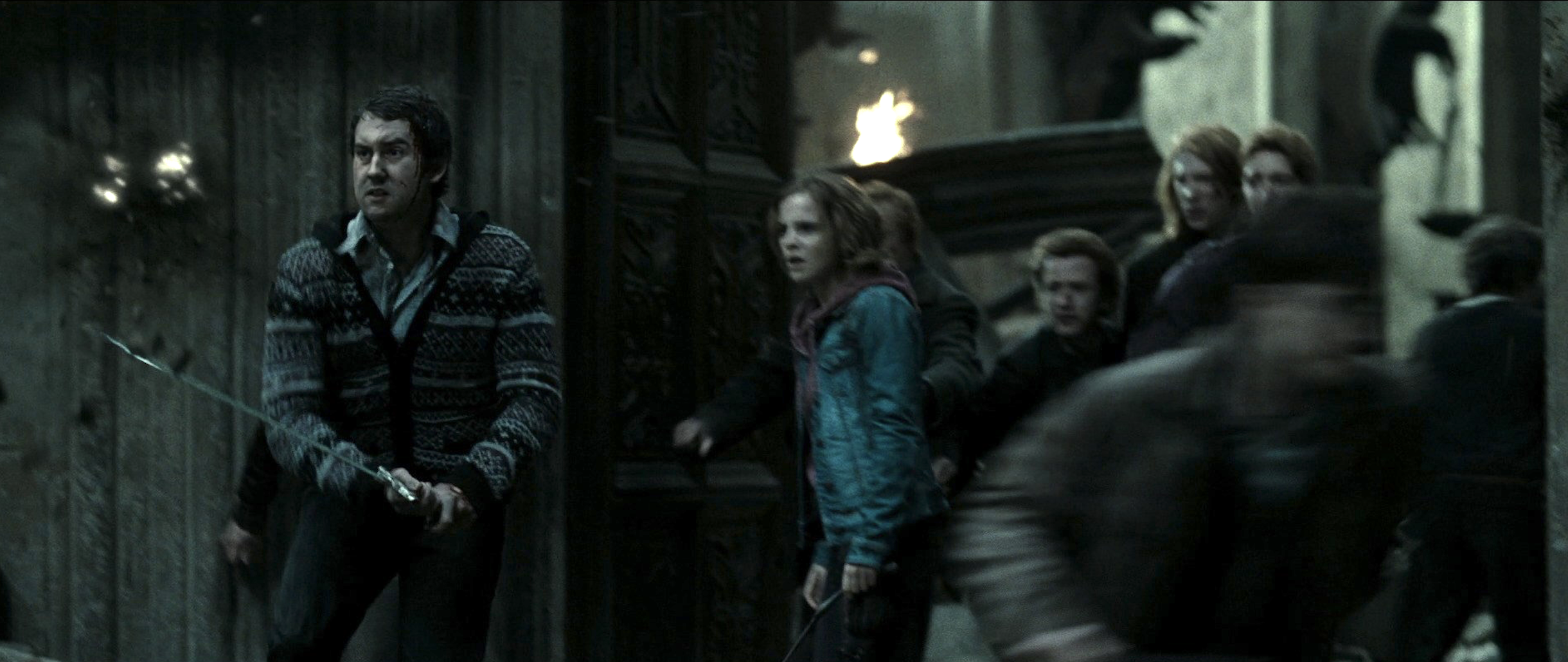 Neville slays Nagini