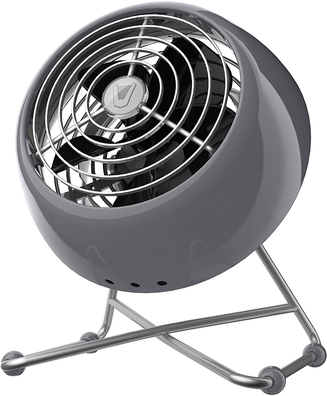The retro fan in storm gray