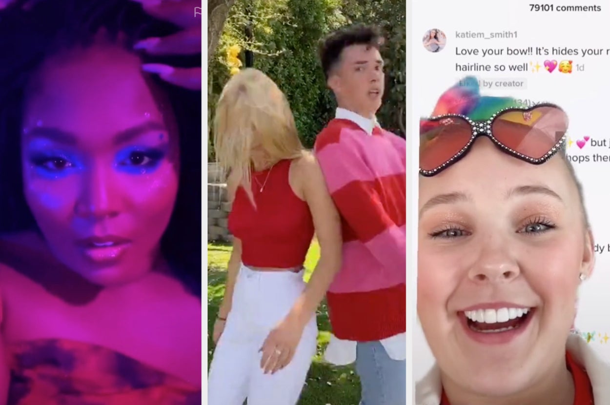 Lizzo with a Euphoria makeover, Emma Chamberlain and James Charles fake fighting, and JoJo Siwa reading mean comments